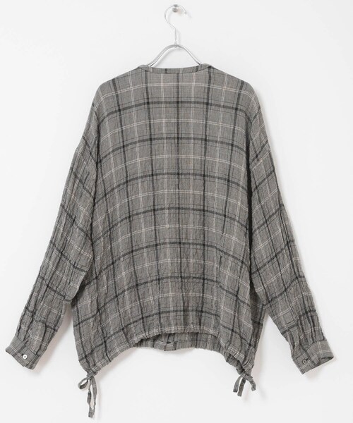 かぐれ（カグレ）の「リネンレーヨンチェックシャツカーディガン（シャツ/ブラウス・レディース・CHECK M/CHECK S・Free）」の21枚目の写真