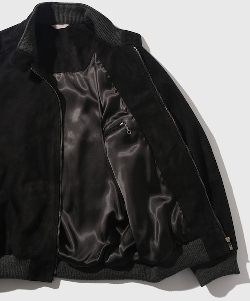 ADAM ET ROPE'（アダムエロペ）の「【ARDENNES for WILD LIFE TAILOR】EX Harrington Jacket（ブルゾン・メンズ・ブラック/ベージュ・46/48/50/52）」の17枚目の写真