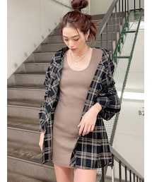 GYDA | ドルマンBIGチェックシャツ(シャツ/ブラウス)