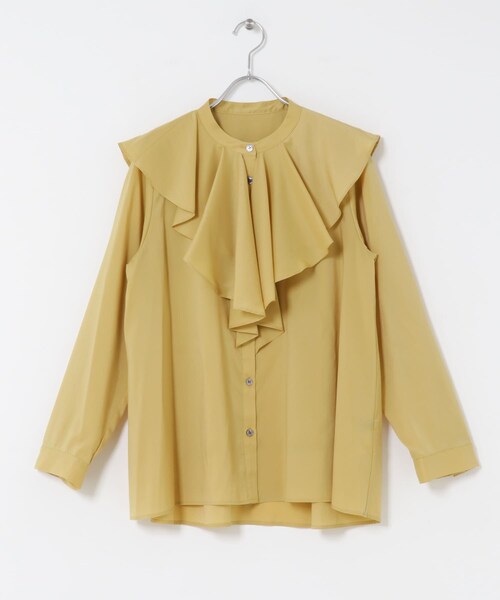URBAN RESEARCH ROSSO（アーバンリサーチロッソ）の「フリルカラーシャツブラウス（シャツ/ブラウス・レディース・WHITE/YELLOW/BLACK・Free）」の20枚目の写真