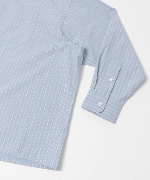 URBAN RESEARCH（アーバンリサーチ）の「SFC　COTTON STRIPE KUNG FU SHIRT（シャツ/ブラウス・メンズ・WHITE/SAX・M/L/XL/XXL）」の12枚目の写真