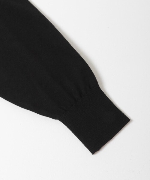 かぐれ（カグレ）の「コットンカシミヤヘンリーネックニット（ニット/セーター・レディース・YELLOW/GREEN/BLACK・Free）」の15枚目の写真