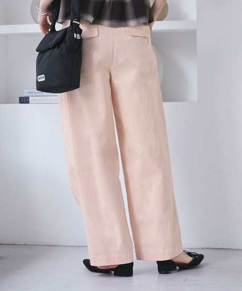 VIS（ビス）の「バレルシルエットコットンパンツ（その他パンツ・レディース・ブラック/ベージュ/ピンク・F）」の12枚目の写真