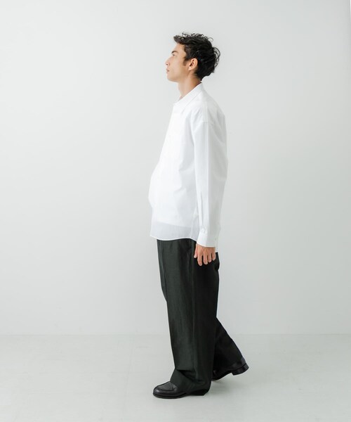 URBAN RESEARCH（アーバンリサーチ）の「『一部WEB限定カラー』THOMAS MASON OVER SHIRTS（シャツ/ブラウス・メンズ・WHITE/ROYAL/BROWN/BLACK/BLUE ST/S.GREEN・S/M/L/XL）」の15枚目の写真