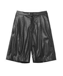 ELENDEEK | FAKE LEATHER HALF PT(その他パンツ)