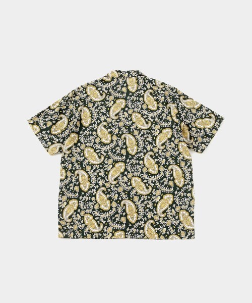 Saturdays NYC(サタデーズ ニューヨークシティ )の「Canty Open Collar Paisley Printed SS Shirt(シャツ/ブラウス・レディース・グリーン/レッド・L/M/S/XL/XS)」の22枚目の写真