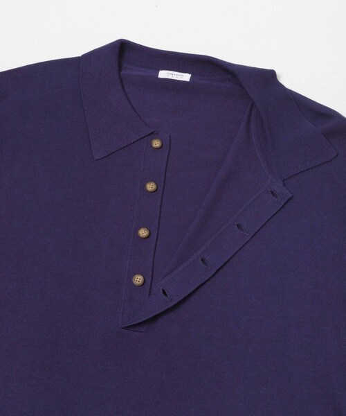 URBAN RESEARCH(アーバンリサーチ)の「crepuscule Long-Sleeve Polo(ニット/セーター・メンズ・BROWN/ORANGE/BLUE/KHAKI・1/2)」の13枚目の写真