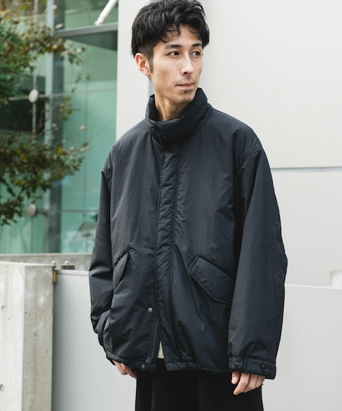 URBAN RESEARCH DOORS（アーバンリサーチドアーズ）の「中綿ショートモッズコート（モッズコート・メンズ・OLV CHK/CCL CHK/BLACK・M/L）」の7枚目の写真