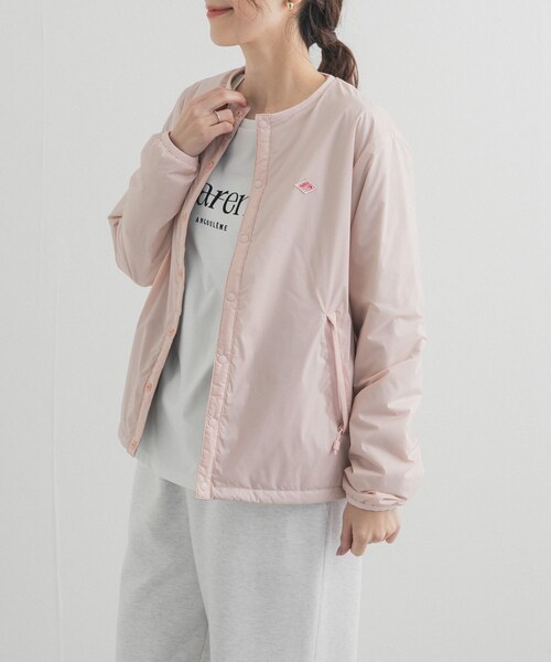 URBAN RESEARCH DOORS(アーバンリサーチドアーズ)の「DANTON INSULATIONCOLLARLESS JACKET(その他アウター・レディース・IVORY/PINK/BLACK・M)」の18枚目の写真