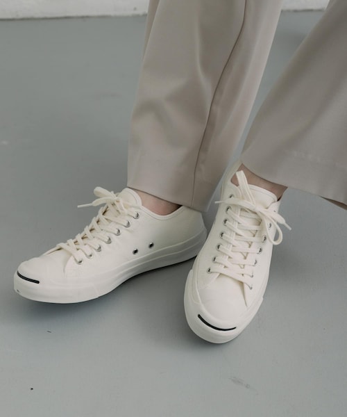 SENSE OF PLACE by URBAN RESEARCH（センスオブプレイスバイアーバンリサーチ）の「Converse　JACK PURCELL CL（スニーカー・メンズ・WHITE/BLACK・26/27/28）」の10枚目の写真