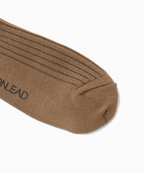 ADAM ET ROPE'（アダムエロペ）の「【CONLEAD/コンリード】College Short（ソックス/靴下・メンズ・ブラック/キナリ/ブラウン・M）」の8枚目の写真