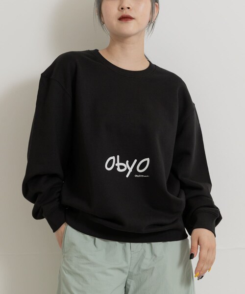 THE GOODLAND MARKET（ザグッドランドマーケット）の「77circa　cats eye print sweat（スウェット・レディース・white1/black1・L/XL）」の3枚目の写真