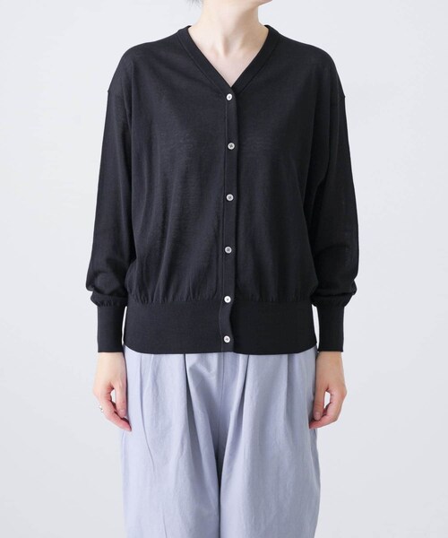 かぐれ（カグレ）の「コットンエアリーカーディガン（カーディガン/ボレロ・レディース・YELLOW/GRAY/BLACK・FREE）」の13枚目の写真