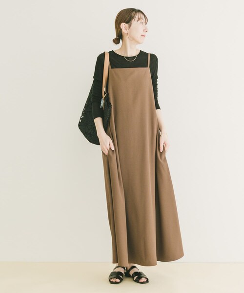 ITEMS URBANRESEARCH(アイテムズ アーバンリサーチ)の「シアーインナーセットワンピース(ワンピース・レディース・CML/CHA・Free)」の2枚目の写真