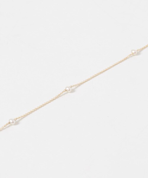 かぐれ（カグレ）の「Toile　Pearl Random Chain Necklace（ネックレス・レディース・K10YE・-）」の5枚目の写真