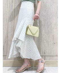 MERCURYDUO | アシメフリルマーメイドドットスカート(スカート)