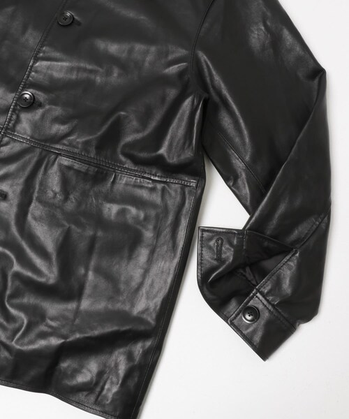 URBAN RESEARCH DOORS（アーバンリサーチドアーズ）の「Sheep Leather Jacket（その他アウター・レディース・BLACK・S/M）」の10枚目の写真