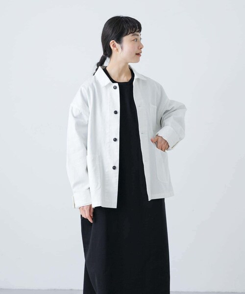 かぐれ（カグレ）の「『ユニセックス』デニムカバーオール（カバーオール・レディース・OFF/INDIGO・1/2）」の8枚目の写真