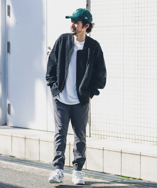 URBAN RESEARCH Sonny Label（アーバンリサーチサニーレーベル）の「裏毛スウェットMA-1ブルゾン（MA-1・メンズ・ライトキャメル/杢グレー/ブラック・M/L）」の6枚目の写真