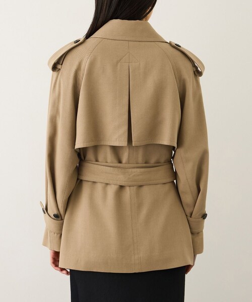 ROPE'(ロペ)の「【MANTECO(マンテコ)】テンセルウールミドル丈トレンチコート(トレンチコート・レディース・ベージュ・F)」の18枚目の写真