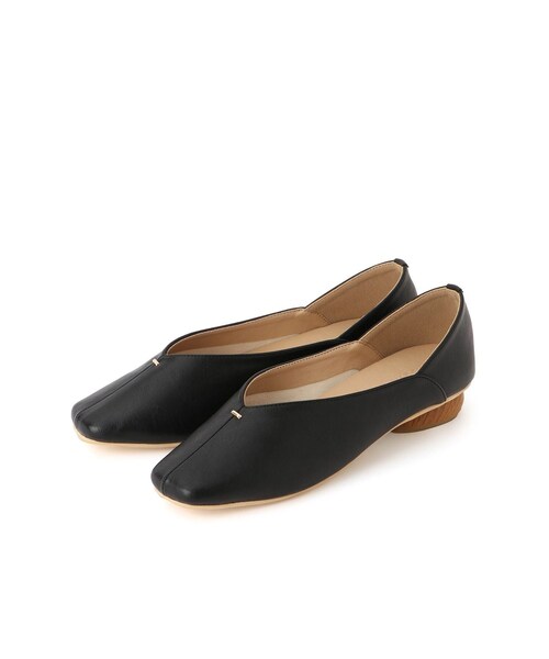 VIS(ビス)の「メタルポイントバブーシュ(パンプス・レディース・ブラック/オフホワイト・L/M/S)」の12枚目の写真