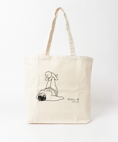 KBF（ケイビーエフ）の「KBFBOX　Kimiaki YaegashiコラボトートL∴（トートバッグ・レディース・ヒコウキ/四股・one/One）」の4枚目の写真