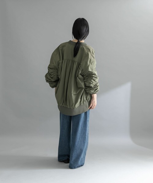 『WEB/一部店舗限定』BACKシャーリングMA-1