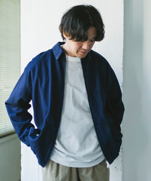 URBAN RESEARCH DOORS(アーバンリサーチドアーズ)の「Denim Zip Blouson(デニムジャケット・メンズ・INDIGO/ONE WASH・M/L/XL)」の15枚目の写真