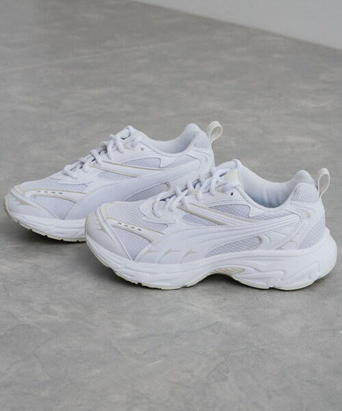 VIS(ビス)の「【PUMA】モーフィック BASE・WEB/一部店舗限定(スニーカー・レディース・ブラック系/ホワイト・23.5/24.0/24.5)」の4枚目の写真