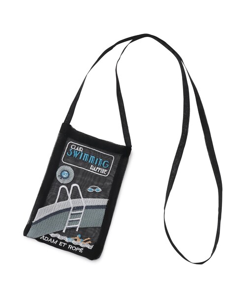 ADAM ET ROPE'（アダムエロペ）の「【公式サイト限定・一部店舗展開】【BRIGITTE TANAKA×ADAM ET ROPE'】SWIMMING POCHETTE（ボディバッグ/ウエストポーチ・レディース・ブラック/ピンク・F）」の11枚目の写真