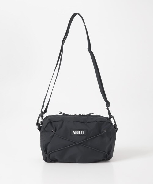 THE GOODLAND MARKET（ザグッドランドマーケット）の「AIGLE　パッカブル ミニショルダーバッグ（ショルダーバッグ・レディース・NOIR/CASHMERE/M.BLUE・one）」の4枚目の写真