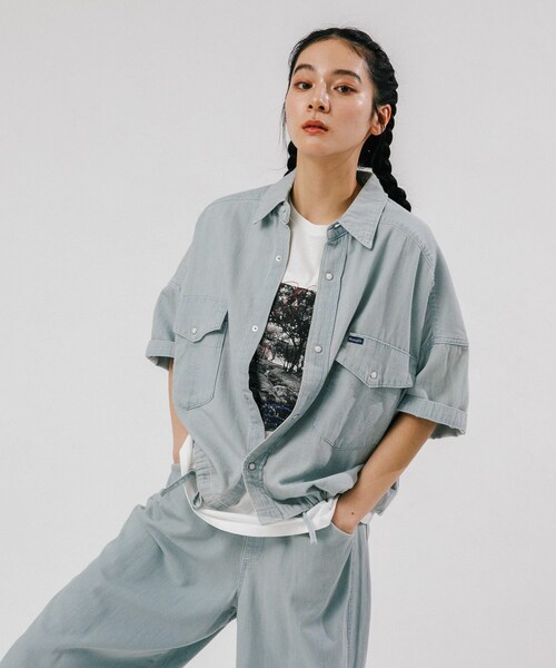 EKAL（エカル）の「『別注』Wrangler×EKAL　ライトデニムワークシャツ（シャツ/ブラウス・レディース・USED/O.W・Free）」の11枚目の写真