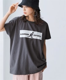 nissen | ＜大きいサイズ＞ 選べるロゴデザインTシャツ（吸汗速乾・UVカット）（カンゴール　スポーツ）(Tシャツ/カットソー)