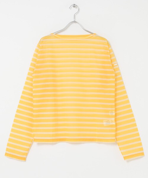 URBAN RESEARCH DOORS(アーバンリサーチドアーズ)の「ORCIVAL BOAT NECK LONG-SLEEVE PULLOVER(Tシャツ/カットソー・レディース・BLUE/GREY/YELLOW・1)」の17枚目の写真