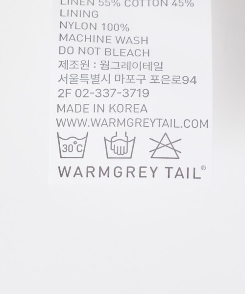 URBAN RESEARCH(アーバンリサーチ)の「WARMGREYTAIL FLATPOUCH-BUNNY S(ポーチ・メンズ・IVORY・-)」の8枚目の写真
