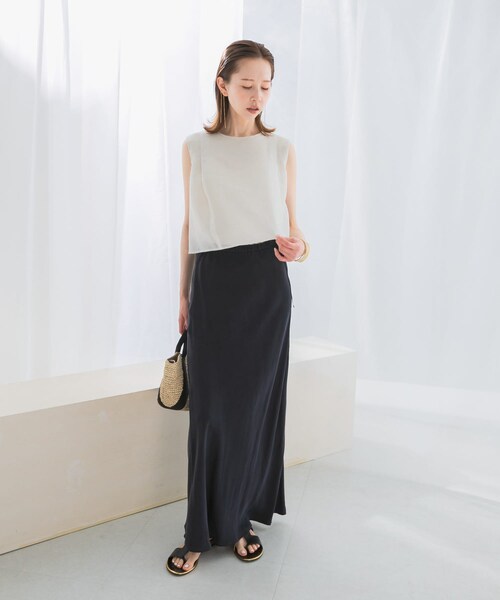 URBAN RESEARCH ROSSO（アーバンリサーチロッソ）の「シアーチンツレイヤードブラウス（シャツ/ブラウス・レディース・WHITE/MAUVE PINK/SLATE BLUE・FREE）」の12枚目の写真