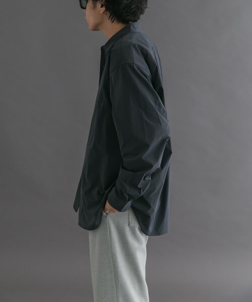 URBAN RESEARCH DOORS(アーバンリサーチドアーズ)の「FORK&SPOON CAVEタイプライタープランサーシャツ(シャツ/ブラウス・メンズ・DKCHARCOAL/BROWN・4/5)」の8枚目の写真