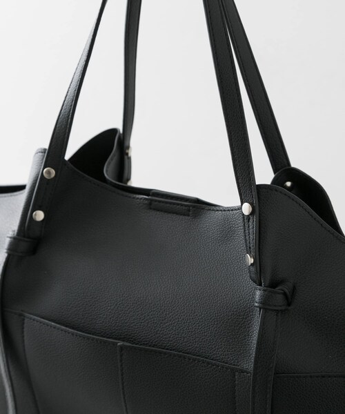 SENSE OF PLACE by URBAN RESEARCH（センスオブプレイスバイアーバンリサーチ）の「アウトポケットトートバッグ（トートバッグ・レディース・BEIGE/BLACK/IVORY・one）」の18枚目の写真