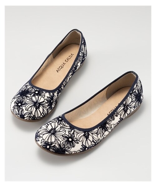 nissen（ニッセン）の「日本製ラウンドトゥカジュアルバレエシューズ（ワイズ３Ｅ）（バレエシューズ・メンズ・黒(スムース)/オーク/マスタード/アプリコット/シルバー/ネイビー(メッシュ)/黒(シアー花柄)/ネイビー花柄/ラベンダー(ツイード調)・SS=21.5~22.0cm/S=22.0~22.5cm/M=23.0~23.5cm/L=24.0~24.5cm/LL=24.5~25.0cm/3L=25.0~25.5cm/4L=25.5~26.0cm）」の10枚目の写真