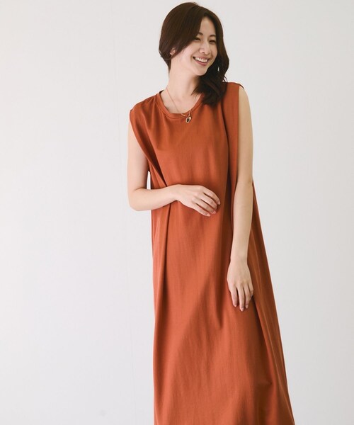 Jayro（ジャイロ）の「カノコ肩タックフレアワンピース（ワンピース・レディース・ブラック/グレー系/キャメル/イエロー・F）」の21枚目の写真