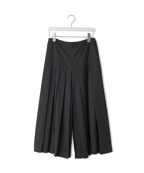 ADAM ET ROPE'(アダムエロペ)の「【AMOMENTO(アモーメント)】PLEATED WOOL CULOTTE(スカート・レディース・グレー・0/1)」の1枚目の写真