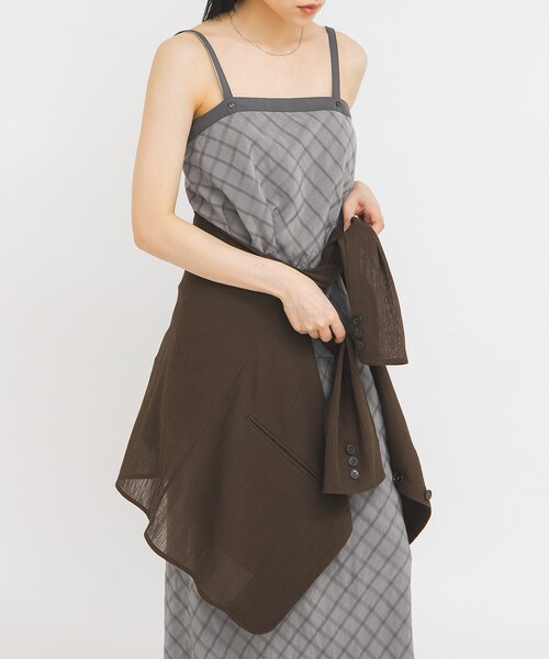 KBF（ケイビーエフ）の「マルチWAYキャミソールSETスカート（セットアップ・レディース・BLACK/GRAY/BEIGE・One）」の20枚目の写真
