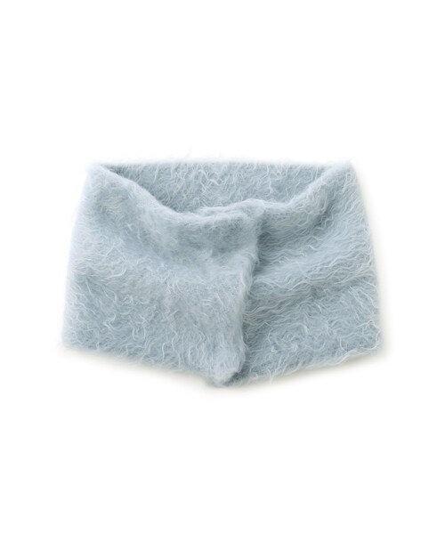 ADAM ET ROPE'（アダムエロペ）の「【公式サイト限定】【THROW（スロー）】Tekla_shaggy snood（ストール/ショール・レディース・ベージュ系/ブルー系・F）」の10枚目の写真