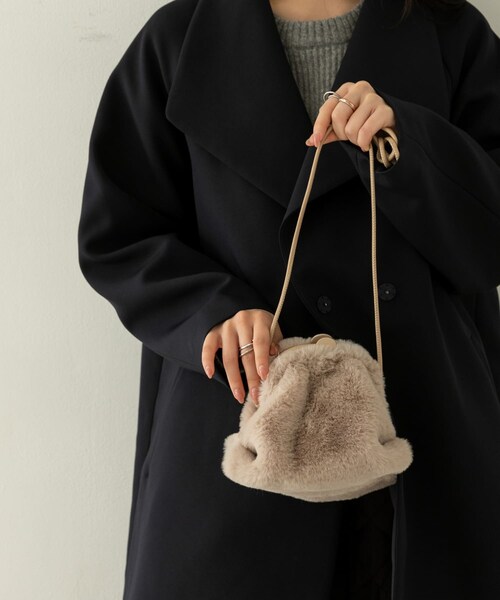 RODE SKO（ロデスコ）の「Anita Bilardi　ミニショルダーバッグ（ショルダーバッグ・レディース・P.BEIGE/GREEN・FREE）」の10枚目の写真