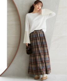 miclat | 大きいサイズ　袖シアー切替ぷくぷくブラウス　miclat(シャツ/ブラウス)