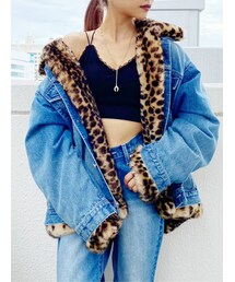 GYDA | 3WAYエコファーデニムＧジャン(テーラードジャケット)