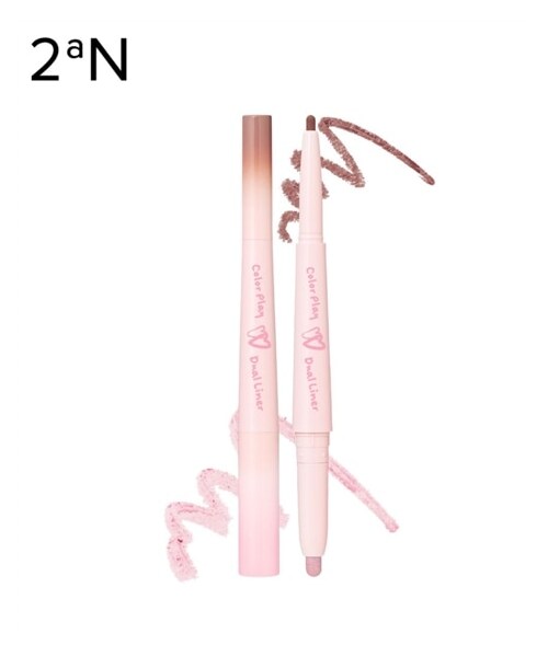nissen（ニッセン）の「【2aN(トゥーエーエヌ)】 カラープレイデュアルライナー(Color Play Dual Liner)（アイシャドウ・メンズ・03 タロバニー/02 べべピンク/01 ハニーピーチ・Y）」の8枚目の写真