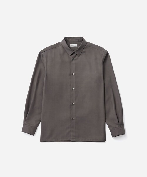 Saturdays NYC(サタデーズ ニューヨークシティ )の「Kenmare Tropical Wool LS Shirt(シャツ/ブラウス・レディース・ブラック/グレー・L/M/S/XL)」の22枚目の写真