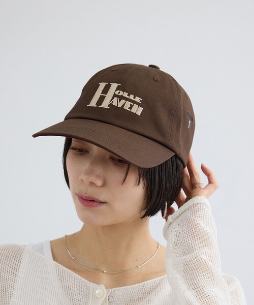 ADAM ET ROPE'(アダムエロペ)の「【LY(エルワイ)】Boeken cap(キャップ・レディース・グレー系/ダークブラウン系・F)」の2枚目の写真