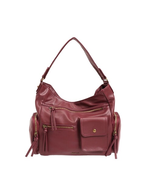 EVRIS（エヴリス）の「ポケットハンドBAG（ハンドバッグ・レディース・ブラック/レッド・F）」の2枚目の写真